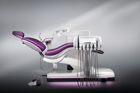 Dentsply Sirona Axano Behandlungseinheit Seitenansicht