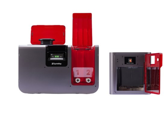 SprintRAayPro Wash/ Dry und ProCure Frontansicht offen